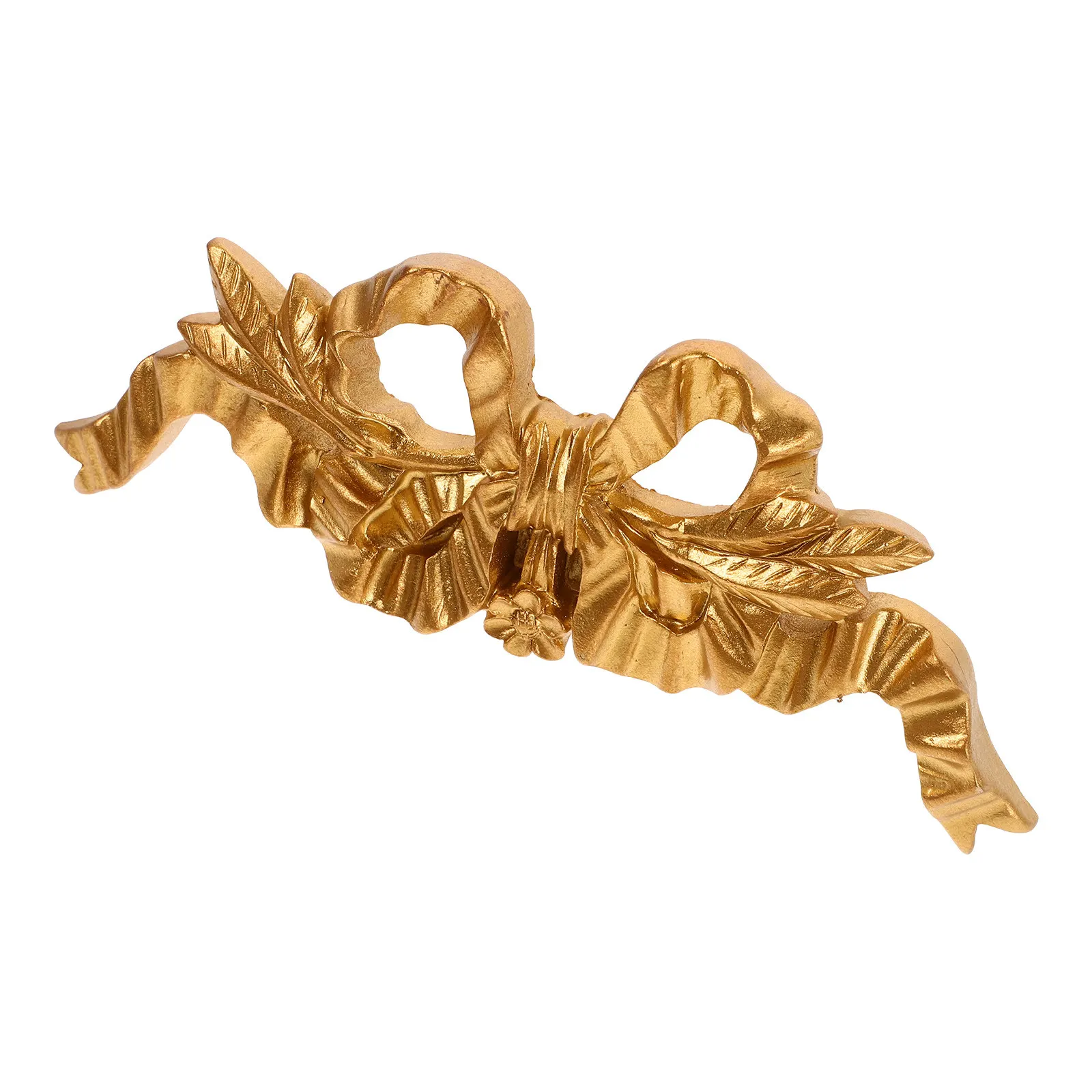 Resin Bow-Knot Wall Hanging Decor Elegant Bedroom Living Room Home Hotel Decorative Art Craft Wall Adornment Home Art Craft