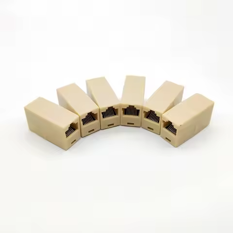 네트워크 케이블 커넥터, RJ45 케이블 커넥터, 이더넷 케이블 커넥터, 랜 케이블 조이너 커플러 커넥터, 2 개