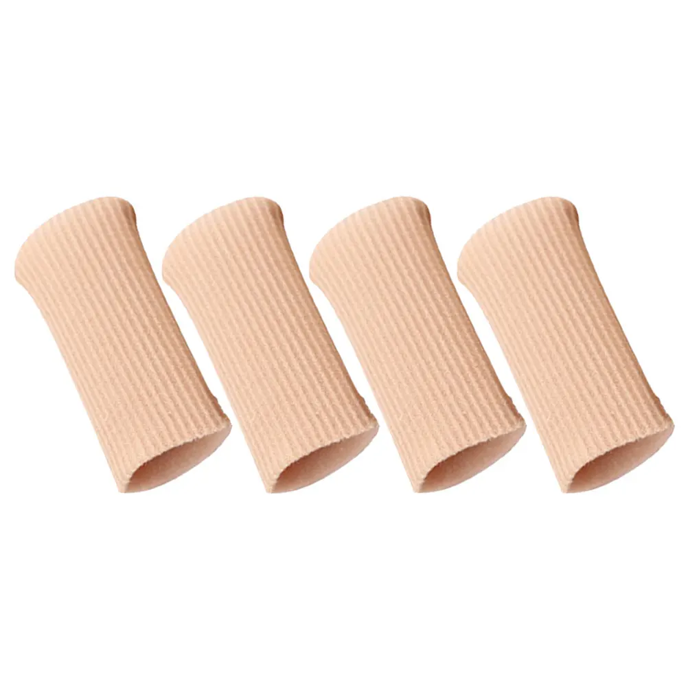 

4pcs Protectors Elastic Sleeves Anti Wear Toe Covers For Blisters Calluses Protection Reusable Toe Protection Sleeve Durable