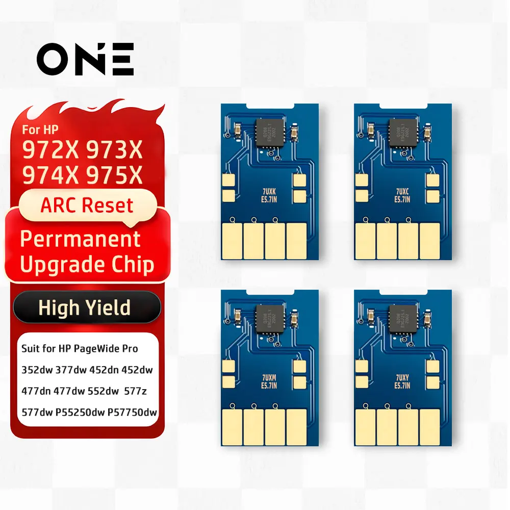 

HP972 973 974 974XL ARC Chip For HP PageWide 452dw 452dn 477dw 477dn 552dw 577dw 577z P55250dw P57750dw Printer Permanent Chip