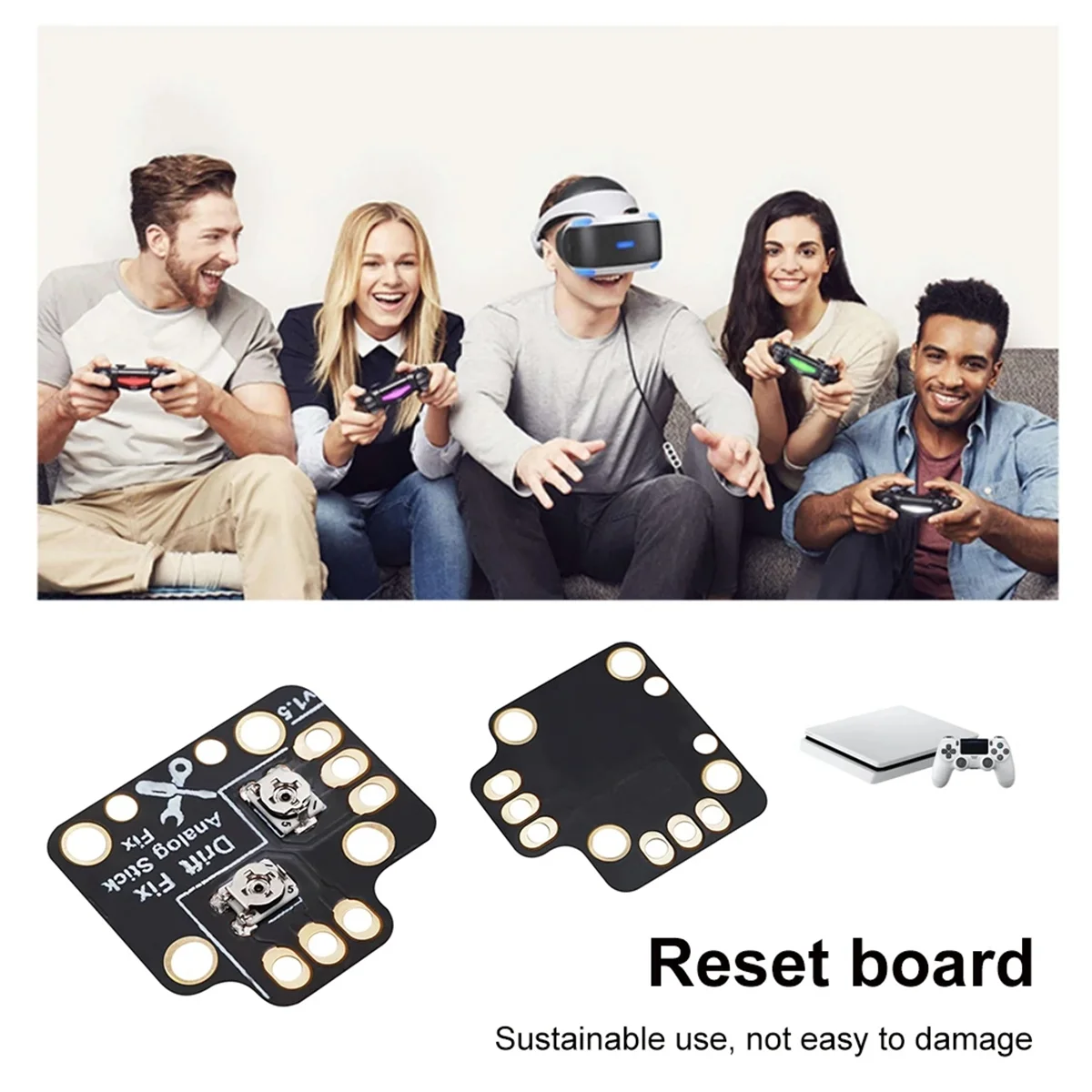 A04R 10 قطعة غمبد عصا التحكم الانجراف إصلاح مجلس تحكم التناظرية متحكم الأصابع xbox one الانجراف إصلاح وزارة الدفاع ل PS5 PS4 Xbox One/Series S/X,A