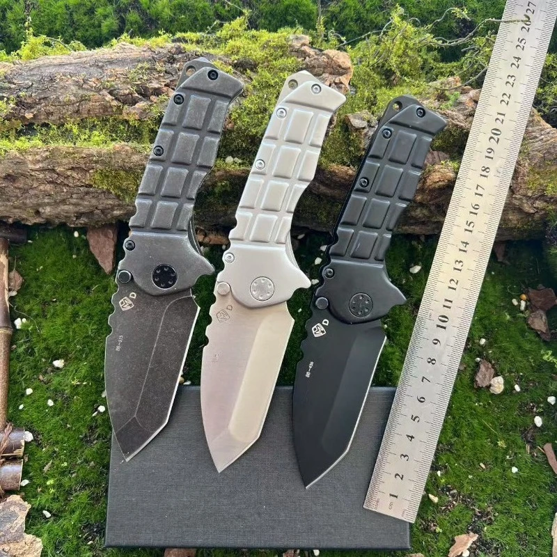 

MDF Outdoor Camping Folding Knife D2 Blade 420C Handle Pocket Survival Tactical Hunting Utility Kitchen Fruit Knives EDC Tools