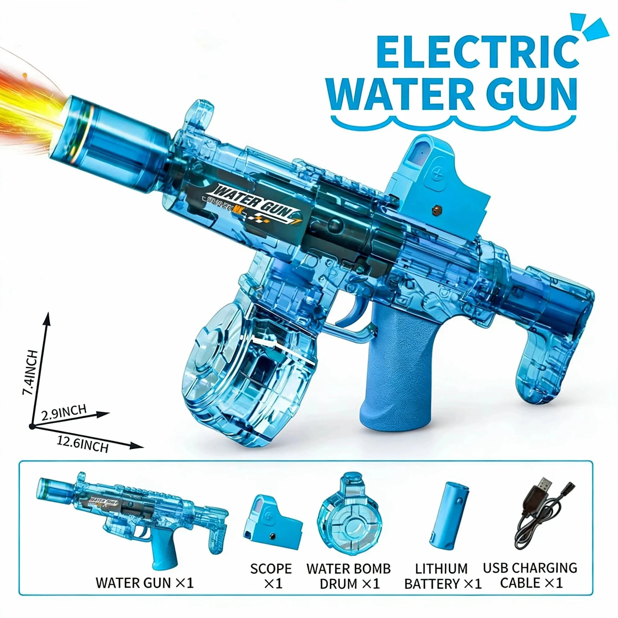 Pistola ad Acqua Elettrica con - Kids Outdoor Water Toys recensione e prezzo
