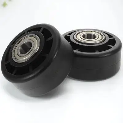 

2pcs Fitness Accessory Plastic Roller Replacement Part Universal Gym Pulley Wear-Resistant Exercise Equipment Treadmill Roller
