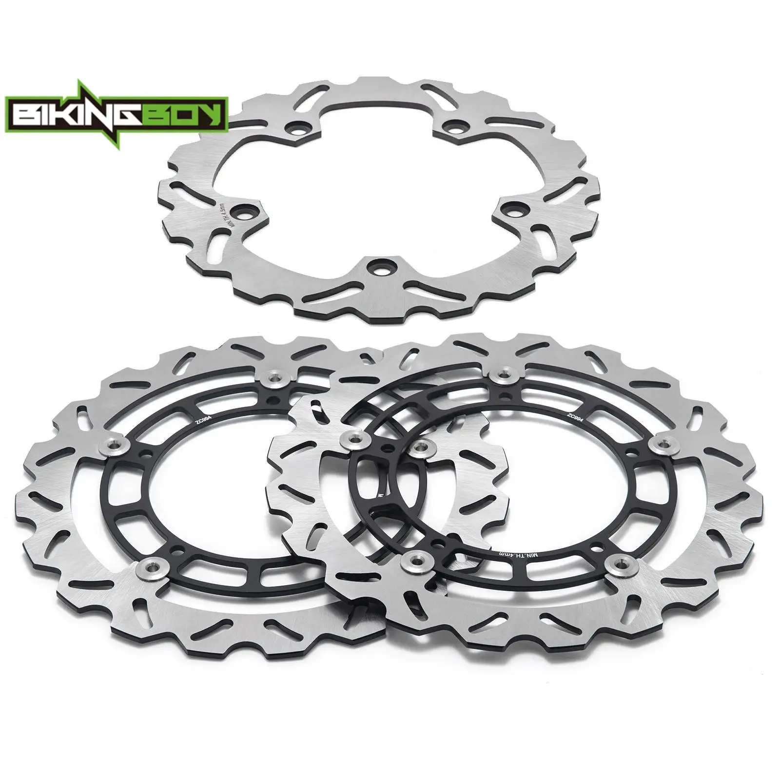 BIKINGBOY For Aprilia Tuareg 660 2022 2023 22 23 Front Rear Brake Discs Rotors Disks Stainless steel