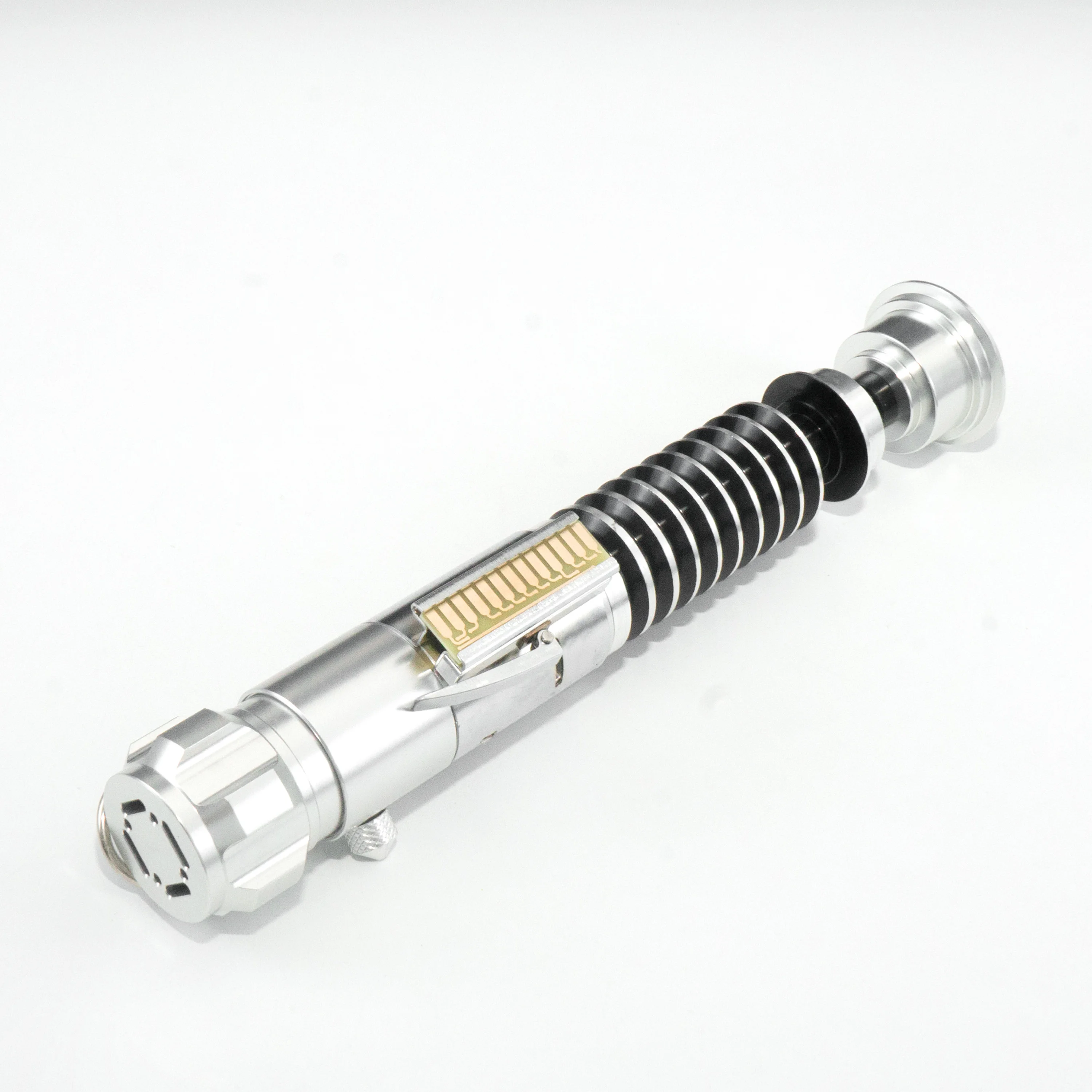 Luke Sywalker V2 Empty Hilt Handle Lightsaber Same size as 89sabers Restored Movie Prop Metal Shell Laser Sword Toys