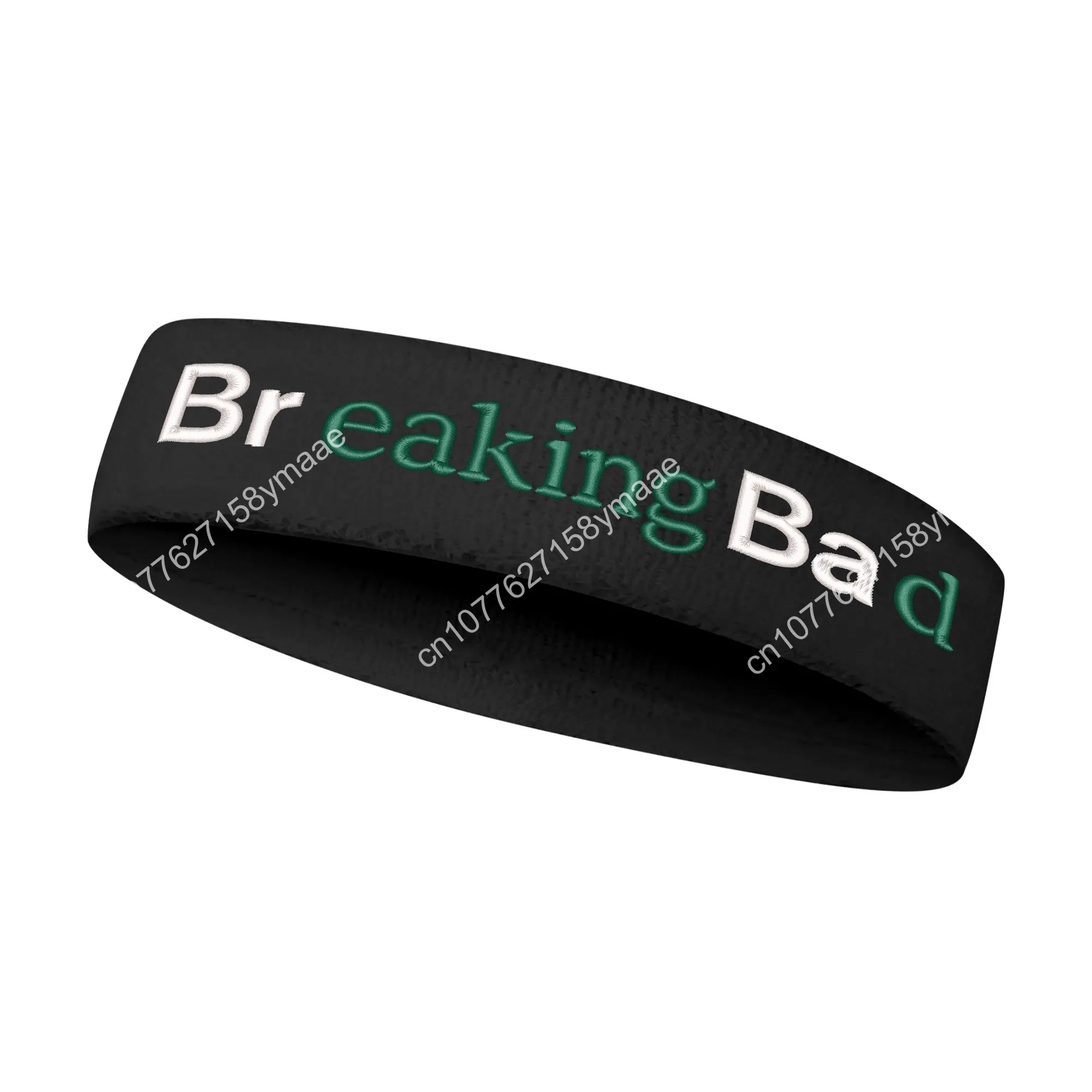 Breaking Bad Embroidered Sports Headband Mens Womens Sweatband Bandana Fitness Sweat Absorb Band DIY Name & Team Name & Colors