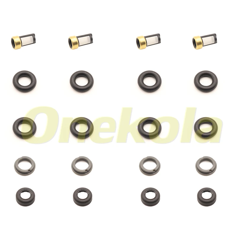 Fuel Injector Seal O-Ring Kit Seals Filters for 2008-2013 Acura MDX 3.7L V6 16450-R70-A01