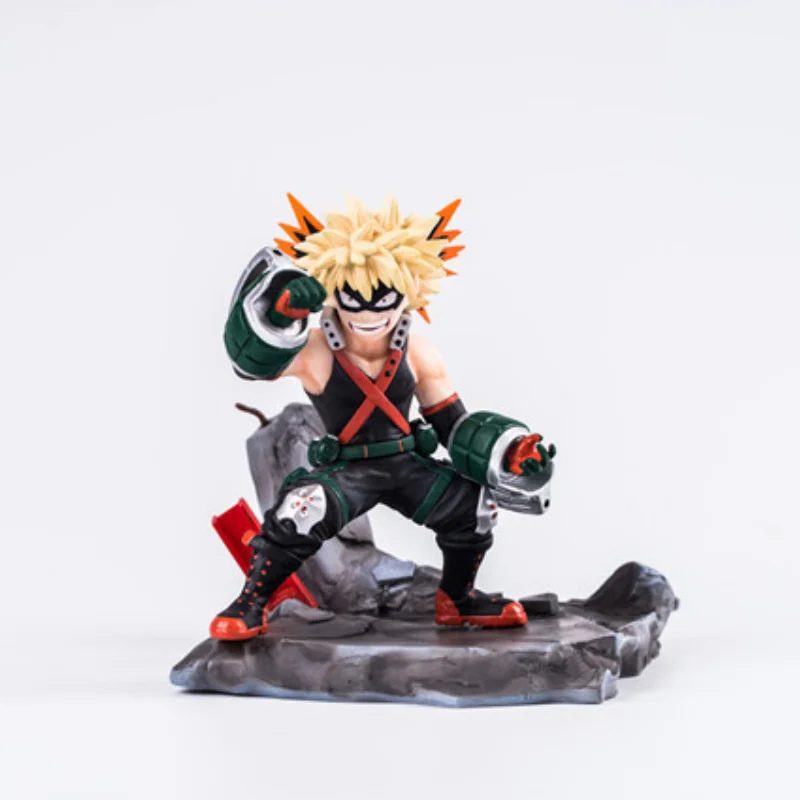 بطلي الأكاديمية Bakugou Katsuki Midoriya Izuku أنيمي معركة نموذج لجسم تمثال جمع سطح المكتب زينة زخرفية لعبة هدية