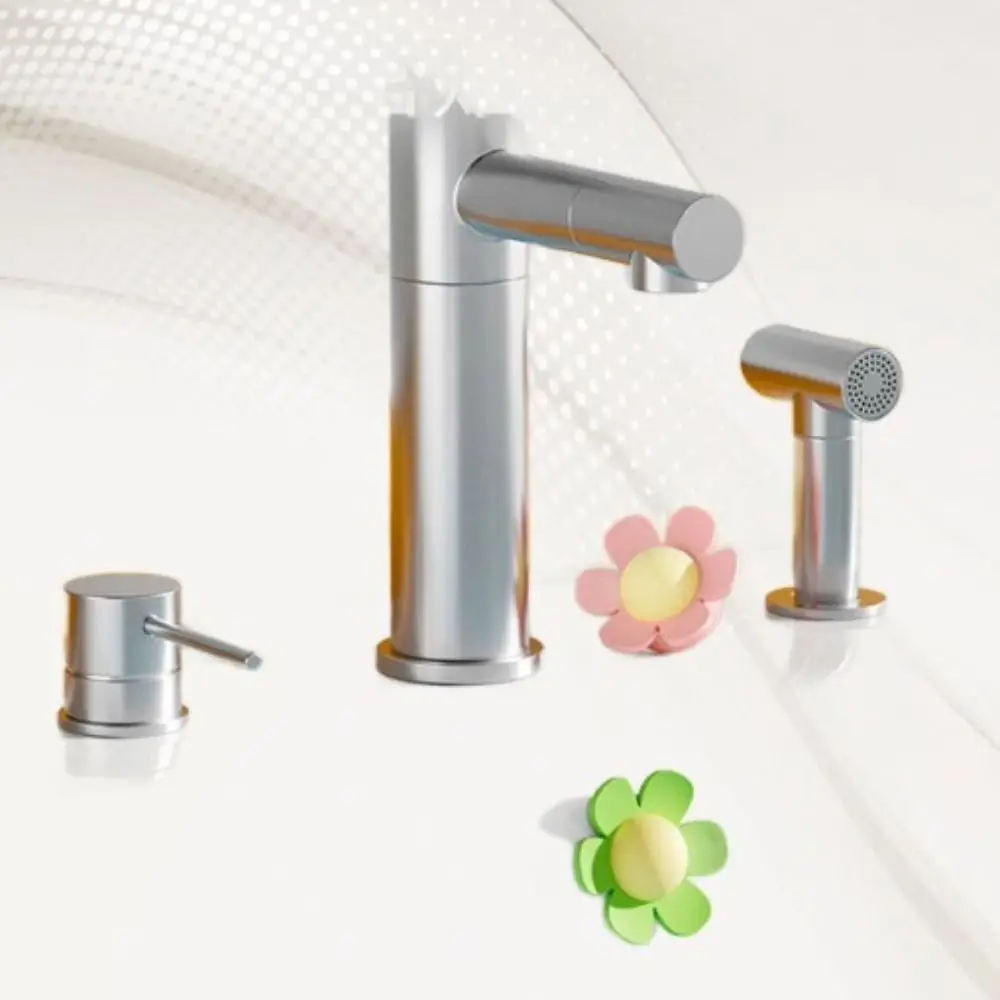 

8 шт., силиконовая пробка для перелива раковины, цветок, защита от капель, сливная пробка для раковины в ванной, уплотнение небольшого размера