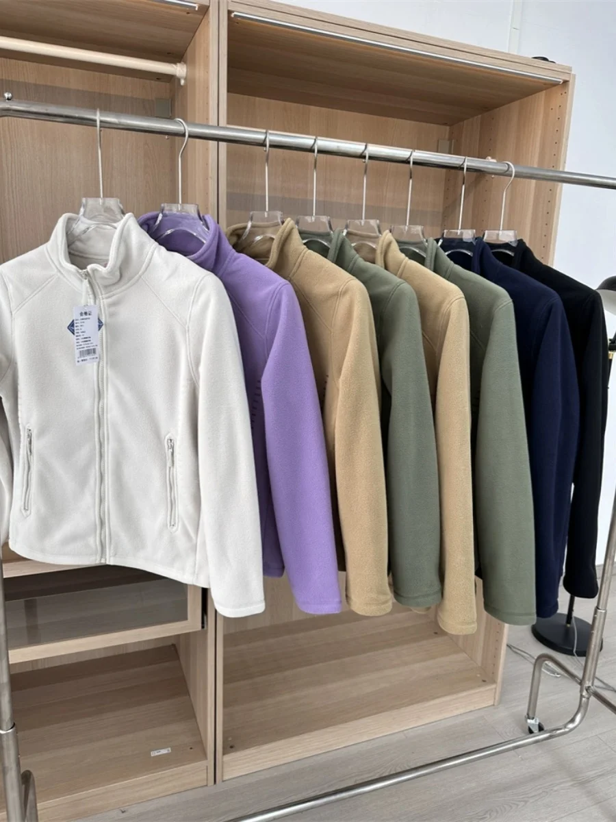 

Dijia ex Thiened Double-sided Fce Lightweight Warm Stand Collar Jaet Outerwear Youth Trend Autumn Winter Stand Fit