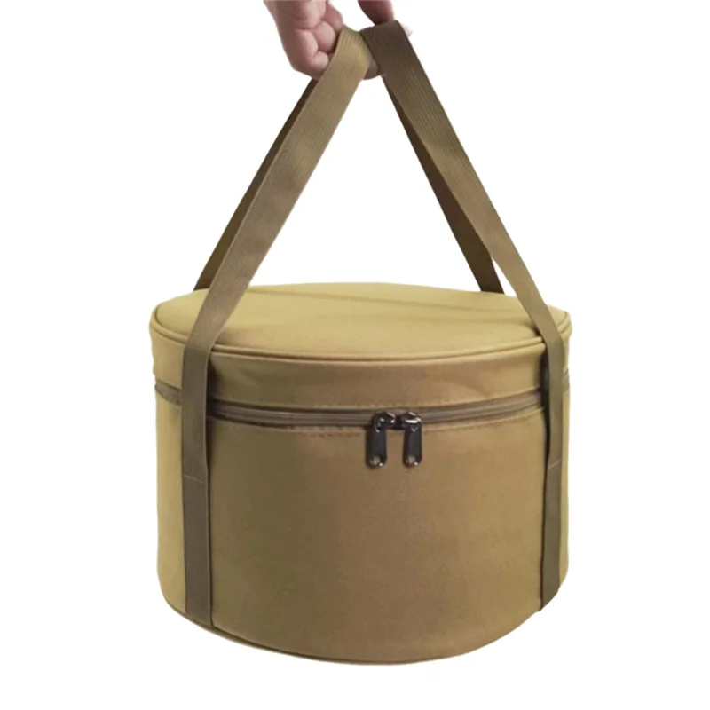 

N96R Простая сумка для посуды на открытом воздухе, портативная сумка, сумка для хранения шнура питания, большая вместительная сумка для походного горшка