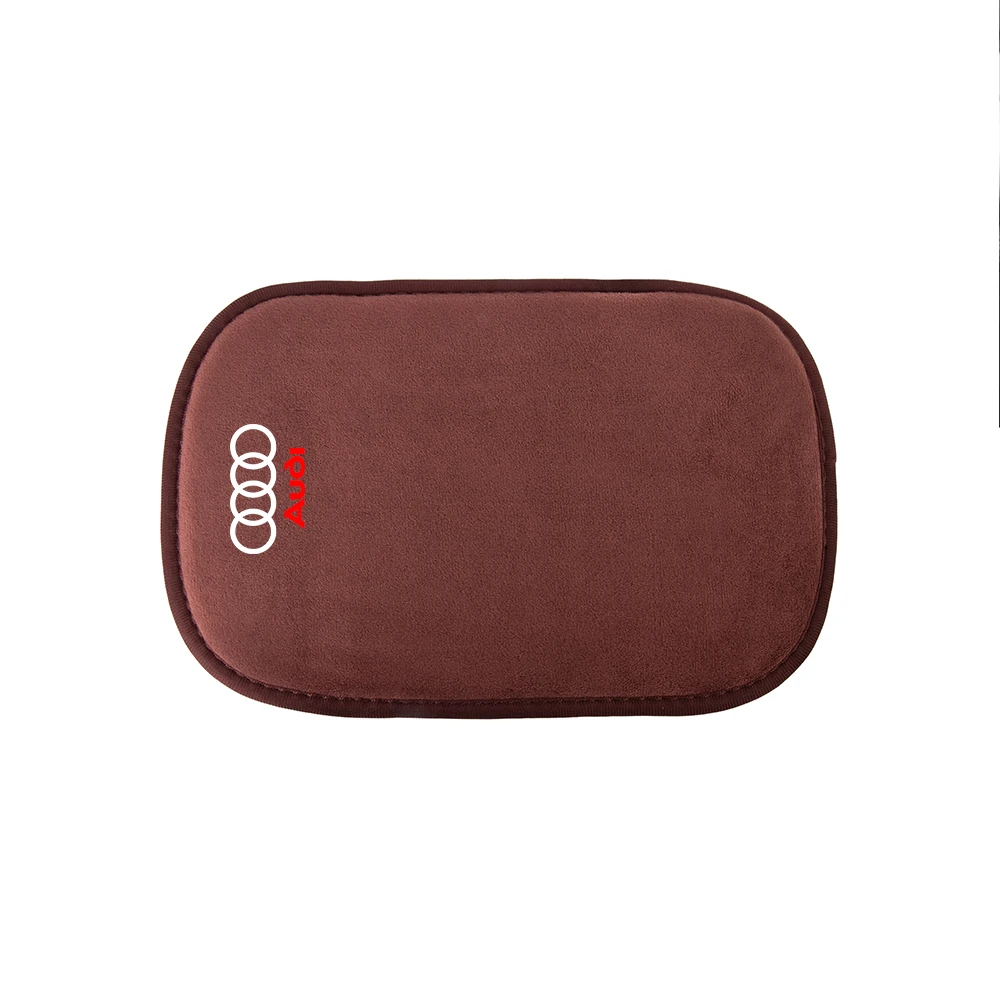 Wildleder-Auto-Armlehnenpolster, Schutzmatte für Armlehnenbox, Zubehör für Audi Sline A1 A2 A3 TT A4 B8 A5 A6 A7 A8 8P Q3 Q5 Q7