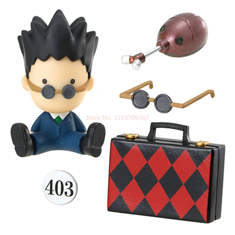 Genuine Anime Toy Hunter × Hunter Mini Collection Toy Gon Freecss Killua Zoldyck Kurapika Leorio Figure Model Ornament Toy