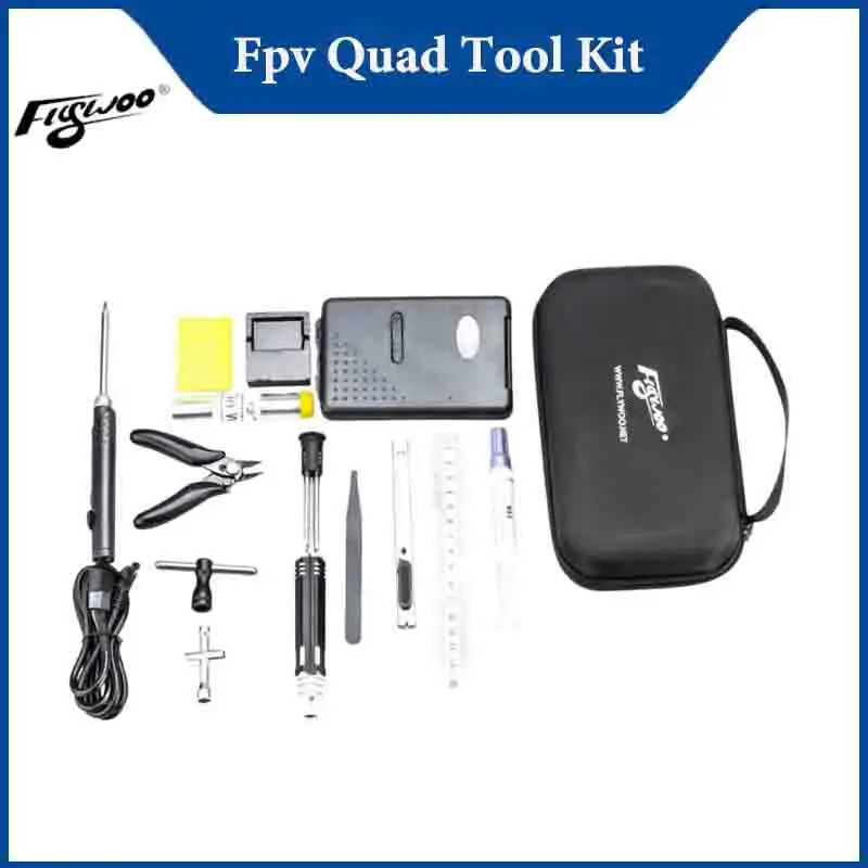 

Flywoo Fpv Quad Tool Kit (Multimeter,Solder Iron) w/ Tool Bag/Suitable for FPV Drone Accessories RC