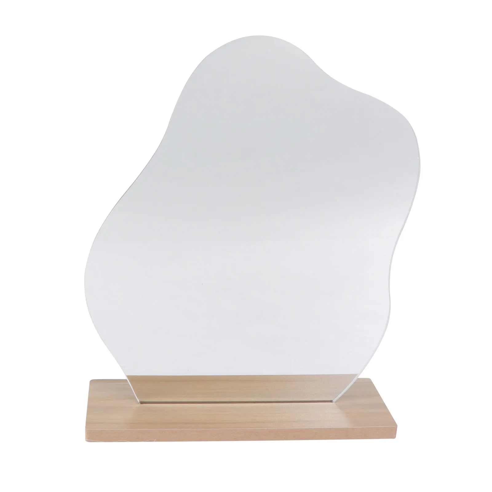 

1Pc High Definition Irregular Makeup Mirror Creative Vanity Mirror Elegant Desktop Accessory