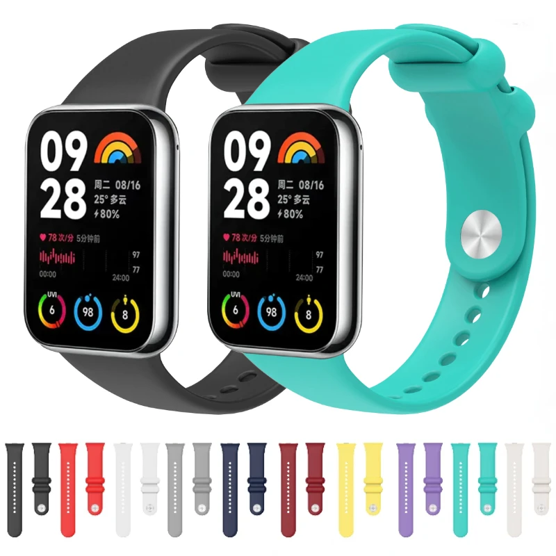 

Sports Watch Band For Redmi Watch 4-5 Strap Smart Correa Original Silicone Bracelet For Xiaomi Mi Band 8 Pro/ 9 Pro Accessories