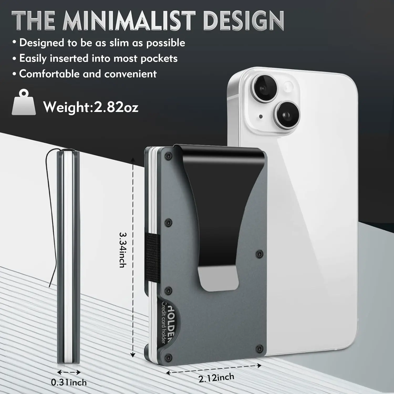 2026 Women Wallet for Men & Women Slim RFID Wallet, Scratch Resistant, Credit Card Holder & Money Clip, Easily Removable Money image 6