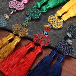 2pcs/lot Double Tassel Jewelry Polyester Decoration Ice Silk Cotton Trim For Sewing Curtains Accessories Pendant DIY Dec