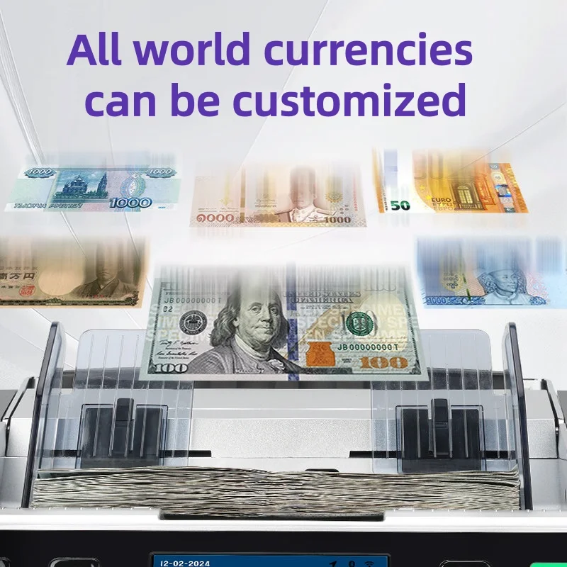 Cash Verification Machine Portable Cash Counting and Verification Device for Multi-currency Authenticity Identification