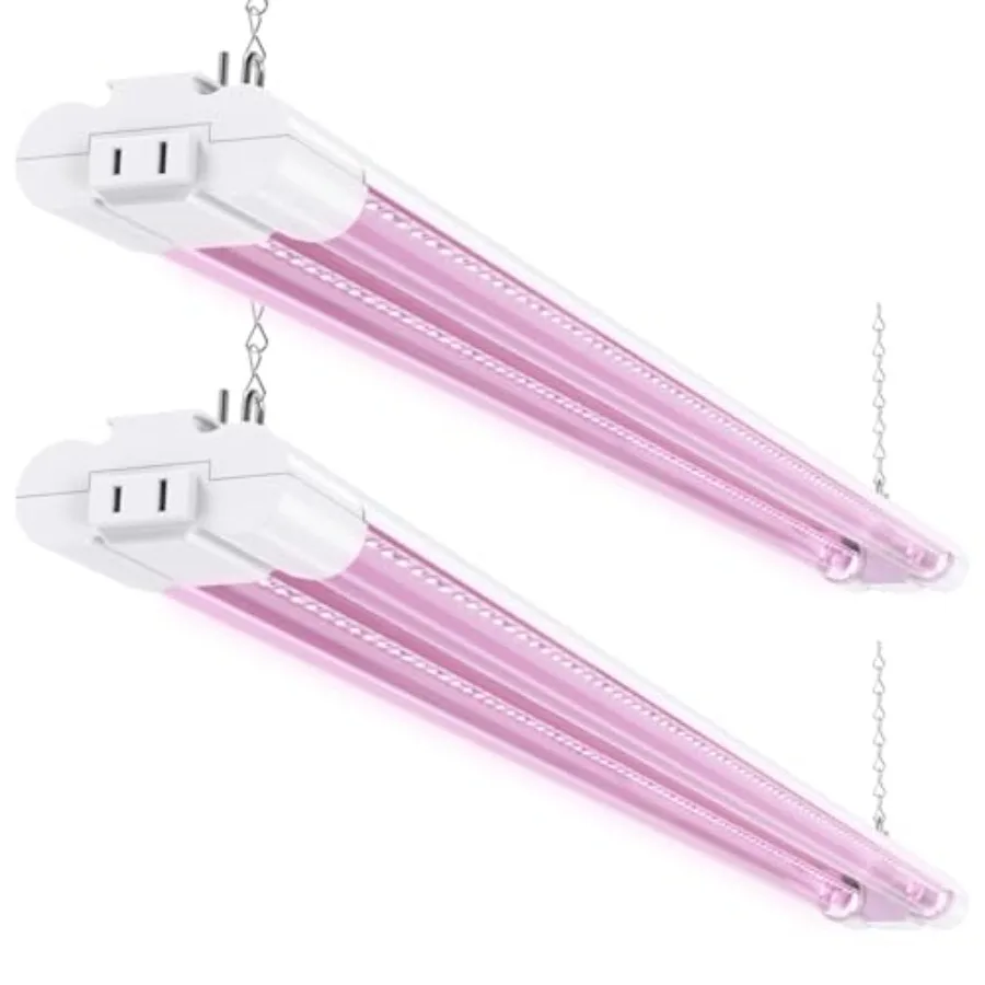 

Sunco 3Feet Grow Light LED 30W Full Spectrum for Seed Starting Seedling Indoor Plants Plug in Suspended Fixture Link Up to 4 In