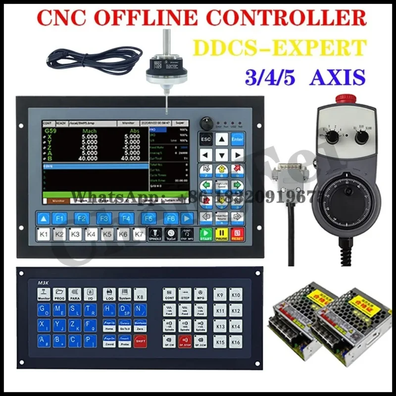 

CNC V2 DRCS EXPERT M350 ATC offshore controller kit 3/4/5 axis engrating M3K keyboard 3d Edge finder replacements DDCSV3.1 cyclm