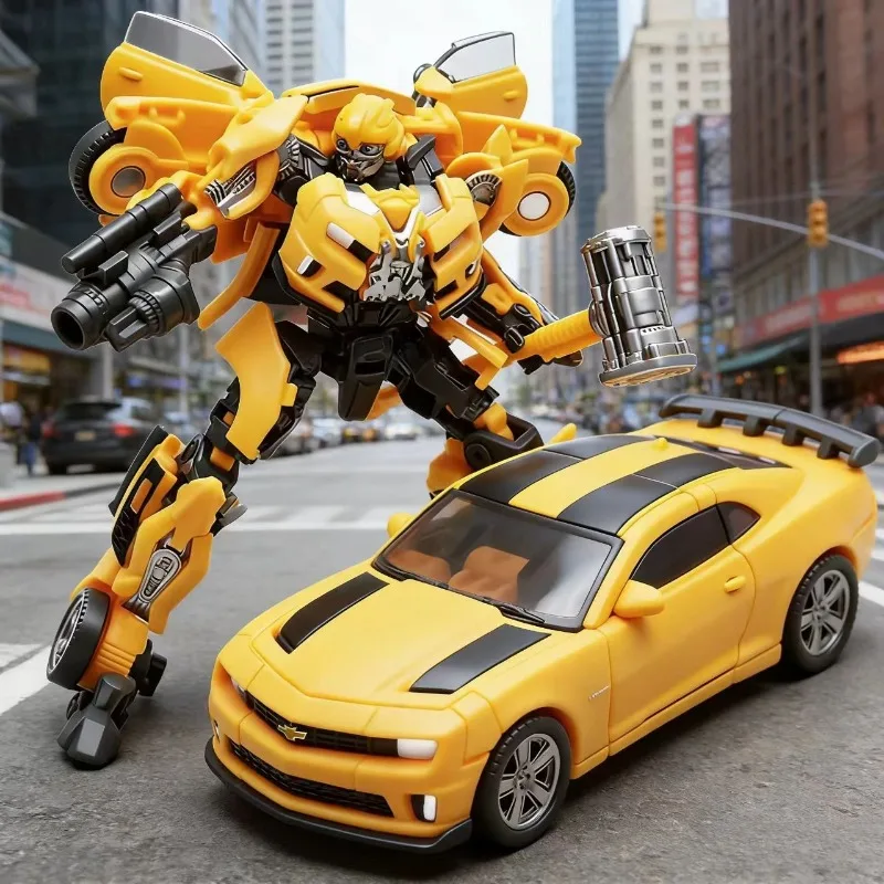 

Transformation Toy Robot Car Alloy Plastic Bumble Action Figure Anime Movie Series Children Birthday Gift Handsome