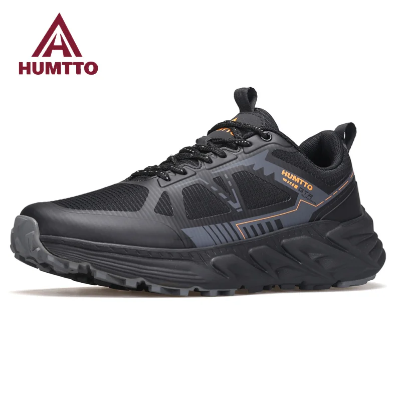 HUMTTO Lightweight Sneakers for Men Luxury Designer Jogging Running Shoes Outdoor Men\'s Sports Shoes Leather Casual Man Trainers