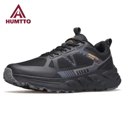 HUMTTO Lightweight Sneakers for Men Luxury Designer Jogging Running Shoes Outdoor Men's Sports Shoes Leather Casual Man Trainers