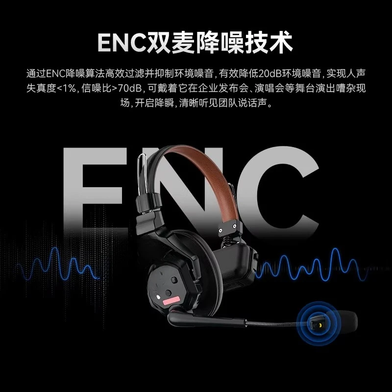 Noise reduction wireless director call, earphone system, full duplex walkie-talkie
