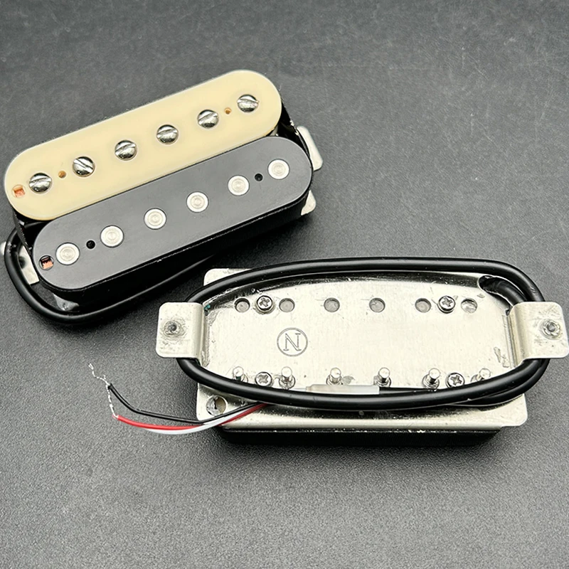 Alnico 2 Electric Guitar Pickup N-50 7-8K/B-52 8-9K Humbucker Alnico II Pickup Double Coil Pickup Guitar Parts Zebra