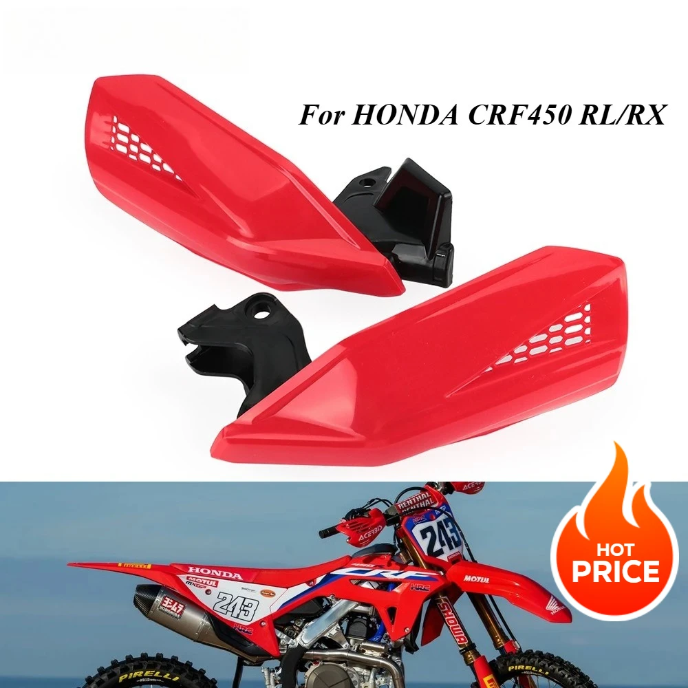 

For HONDA CRF450 RL/RX/X CRF250RX Motorcycle Handlebar Handguards CRF 450RL 450RX 450X 250RX 2021 2022 Handle Guard Protector