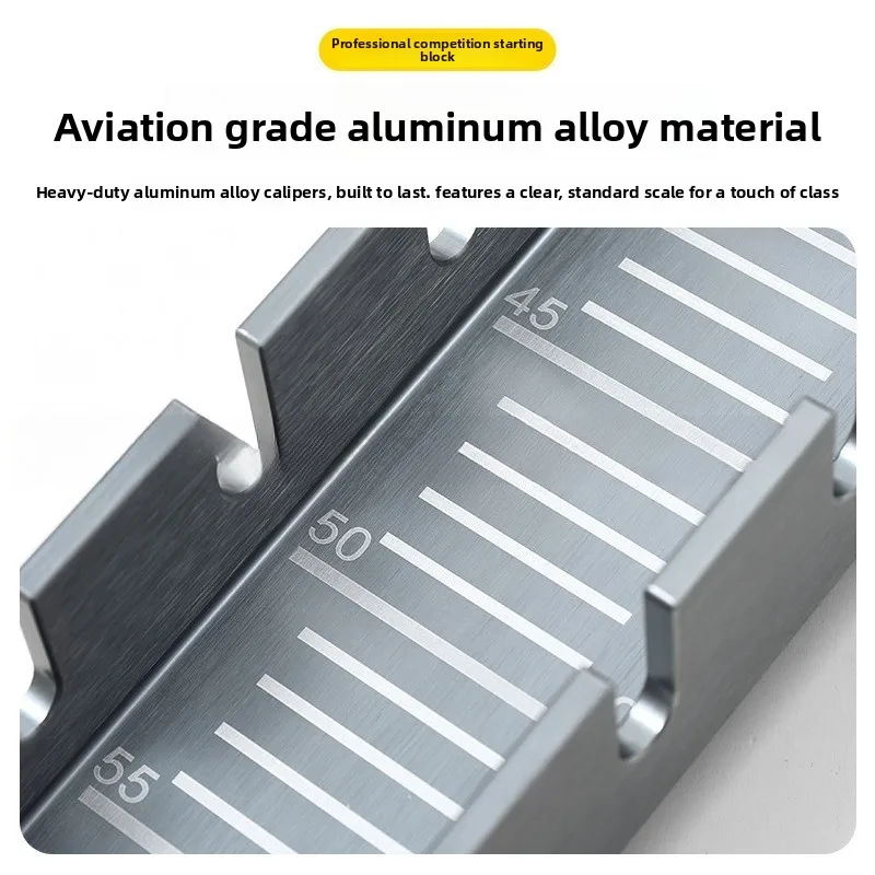 Starter, adjustable starter for track and field competitions, pedal aluminum alloy pedal starter