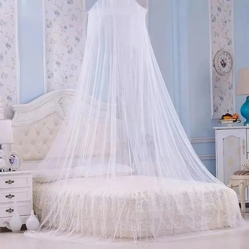 Household Summer Mosquito Net Dome 360 Degree Mosquito Net Tent Hanging Princess Style Bed Curtain For Double Bed