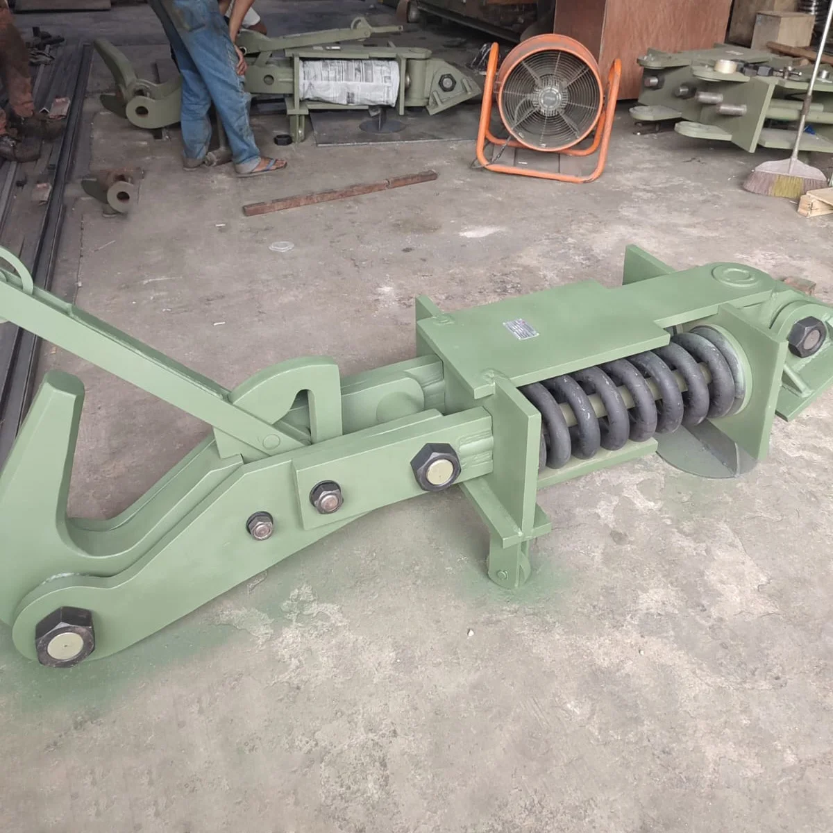 35Ton Manual Release Steel Spring Towing Hook for Ship Towing Spring Quick Release Towing Hook