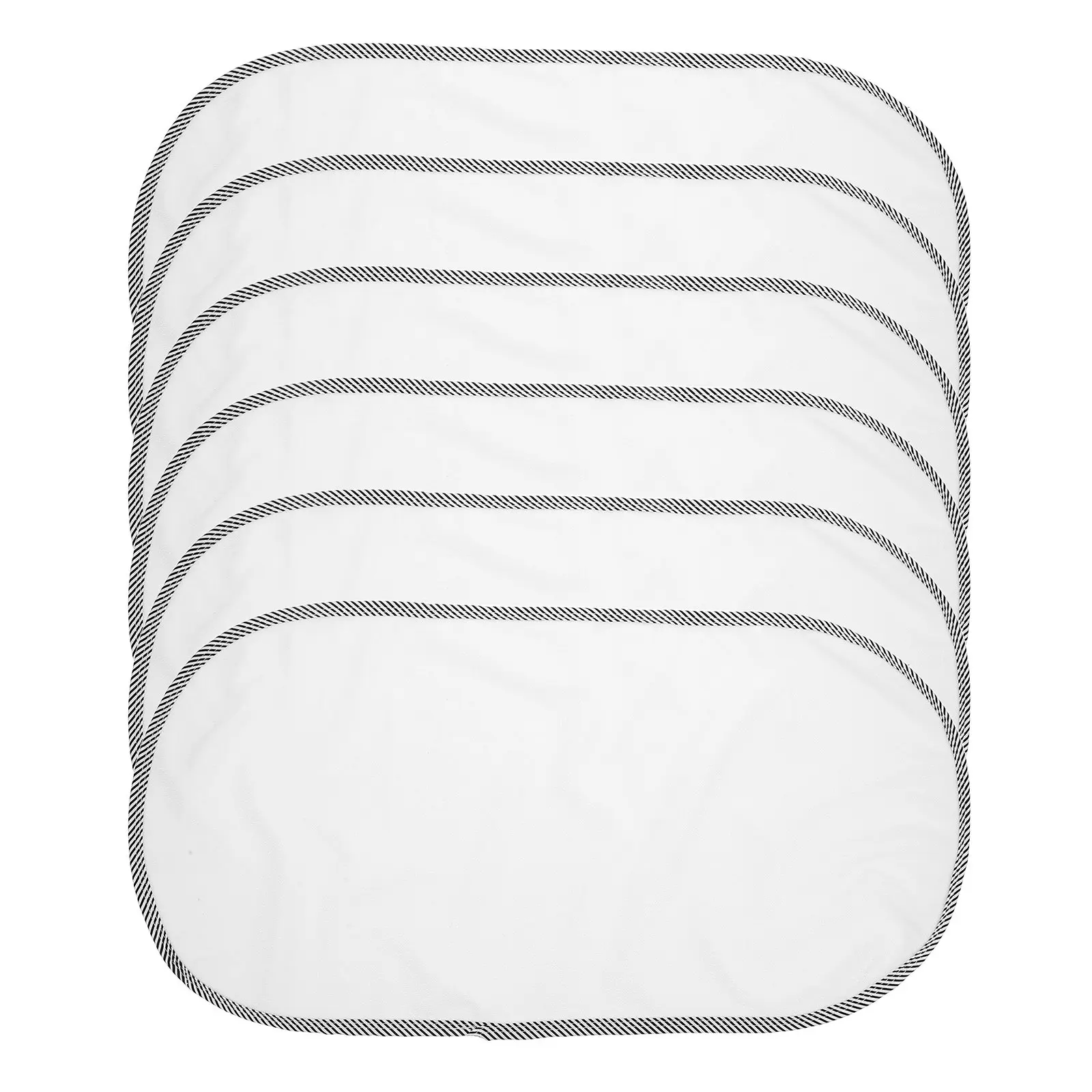 6Pcs Portable Waterproof Baby Diaper Changing Pad Soft Comfortable Travel Mat Compact Foldable Washable Changing Mat for Infants