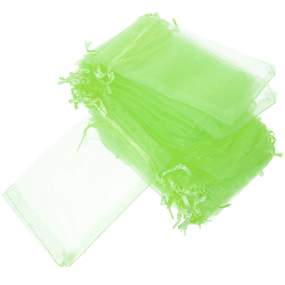 

50 Pcs Grow Bag Drawstring Fruit Bags Organza Vegetables Net Prevent Flies Mesh