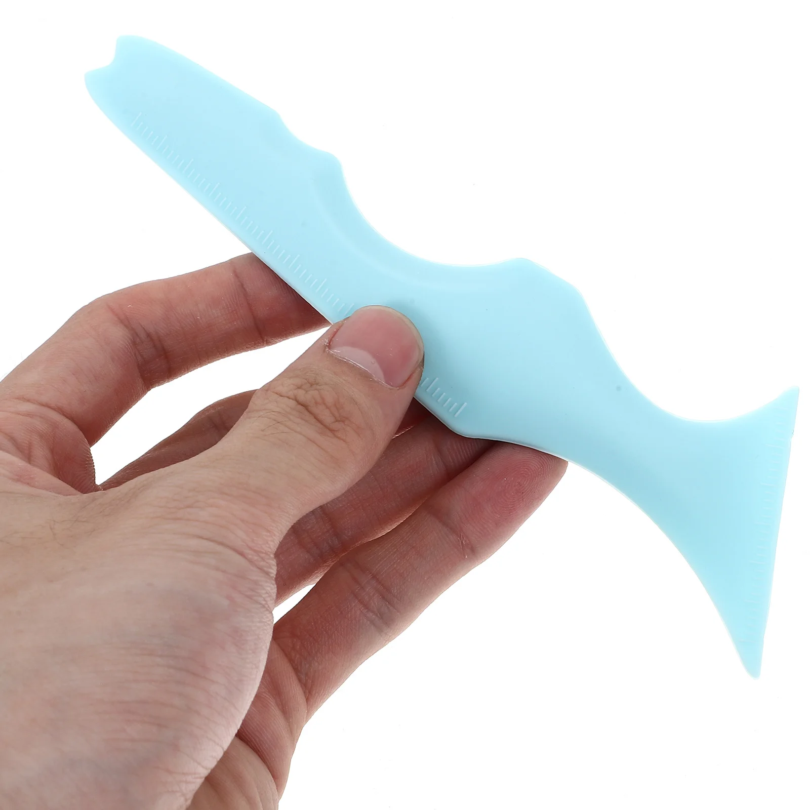 初心者向けのスケールアシスタンスを備えた人間工学に基づいたシリコンアイライナーアプリケーターツール 再利用可能な口紅描画補助具で繊細なものを描くことができます