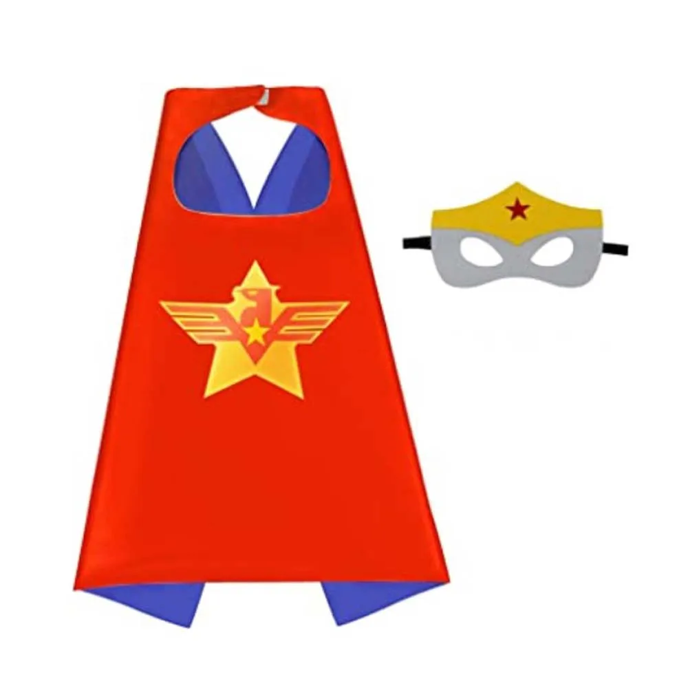 Capes de super-héros pour garçon et fille, cadeaux d'anniversaire, Costumes de dessin animé, fournitures de fête, cape de pâques et d'halloween