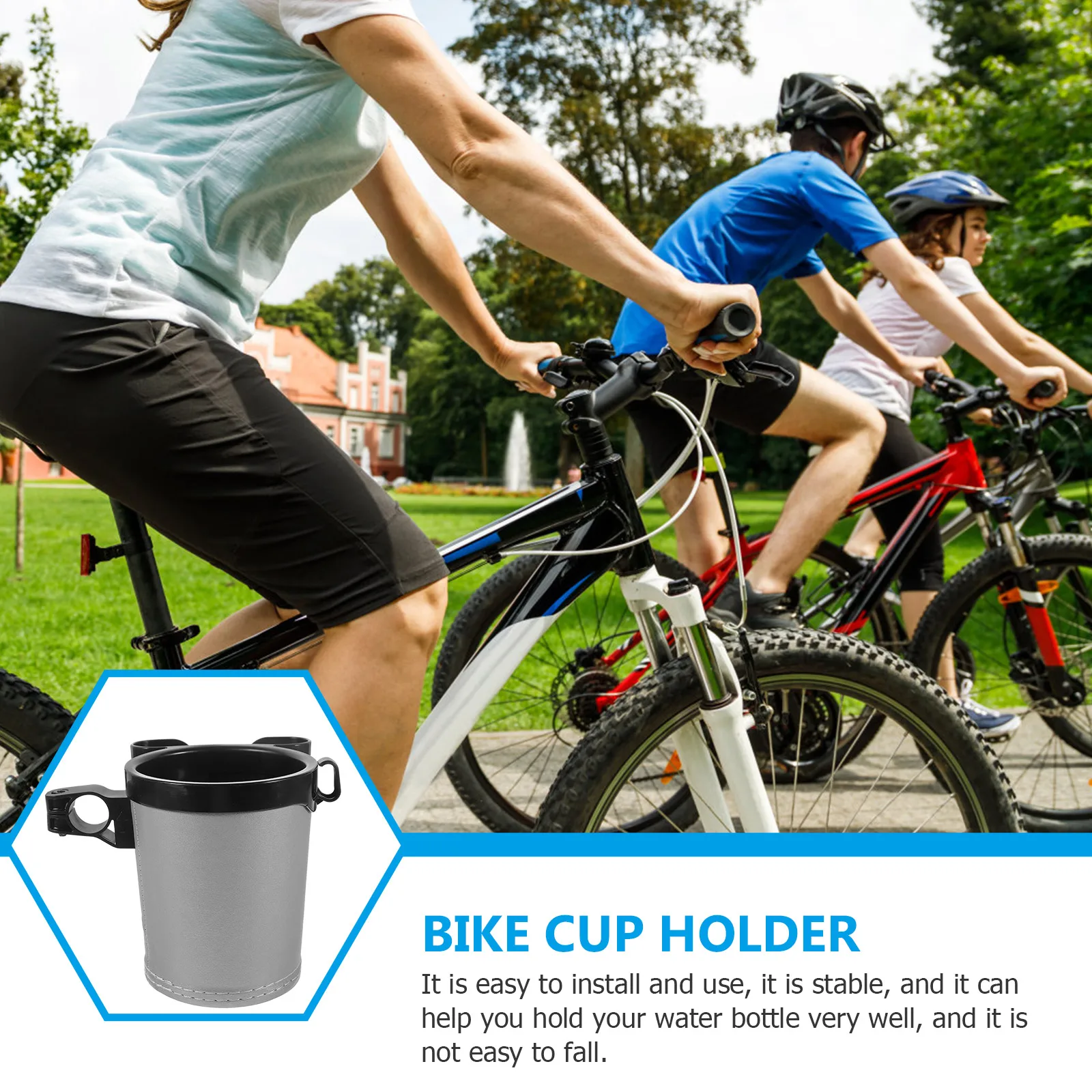 

Bicycle Cup Holder Bike Water Bottles Cycling Coffee Cage Handlebar Cell Phone Bike Bottle Cage Stroller Attachment Wheelchair