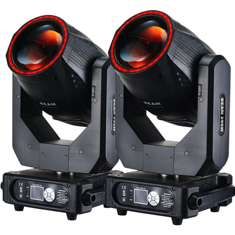 2 pièces 295W 14R faisceau tête mobile RGBW DMX512 lumières de scène DMX contrôlé son activé jouer DJ lumière pour la musique de fête de mariage