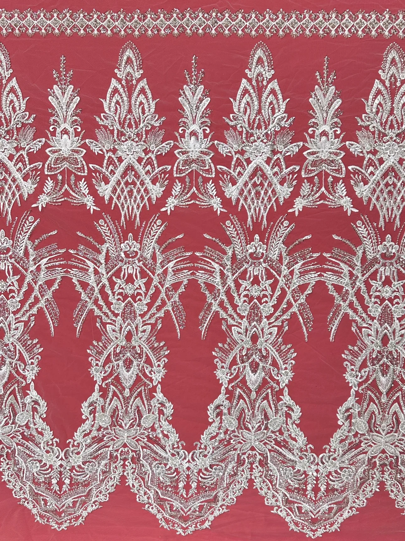 2026 Classic Design French Chantilly Lace Cord Lace Fabric Nigerian Lace Fabrics For Women Wedding