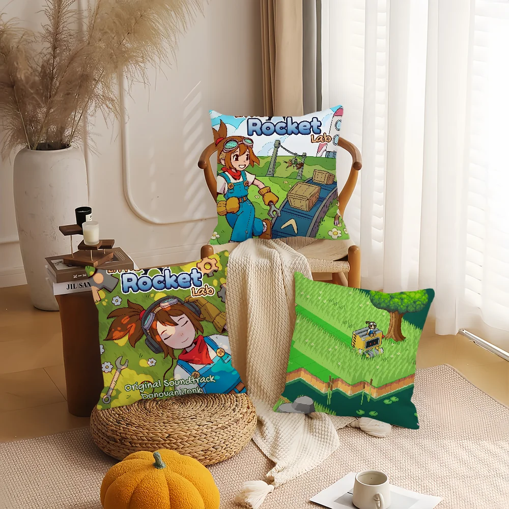 لعبة ليتل روكيت مختبر كيس وسادة ديكور المنزل غطاء الوسادة مناسبة لغرفة النوم أريكة مكتب السيارة