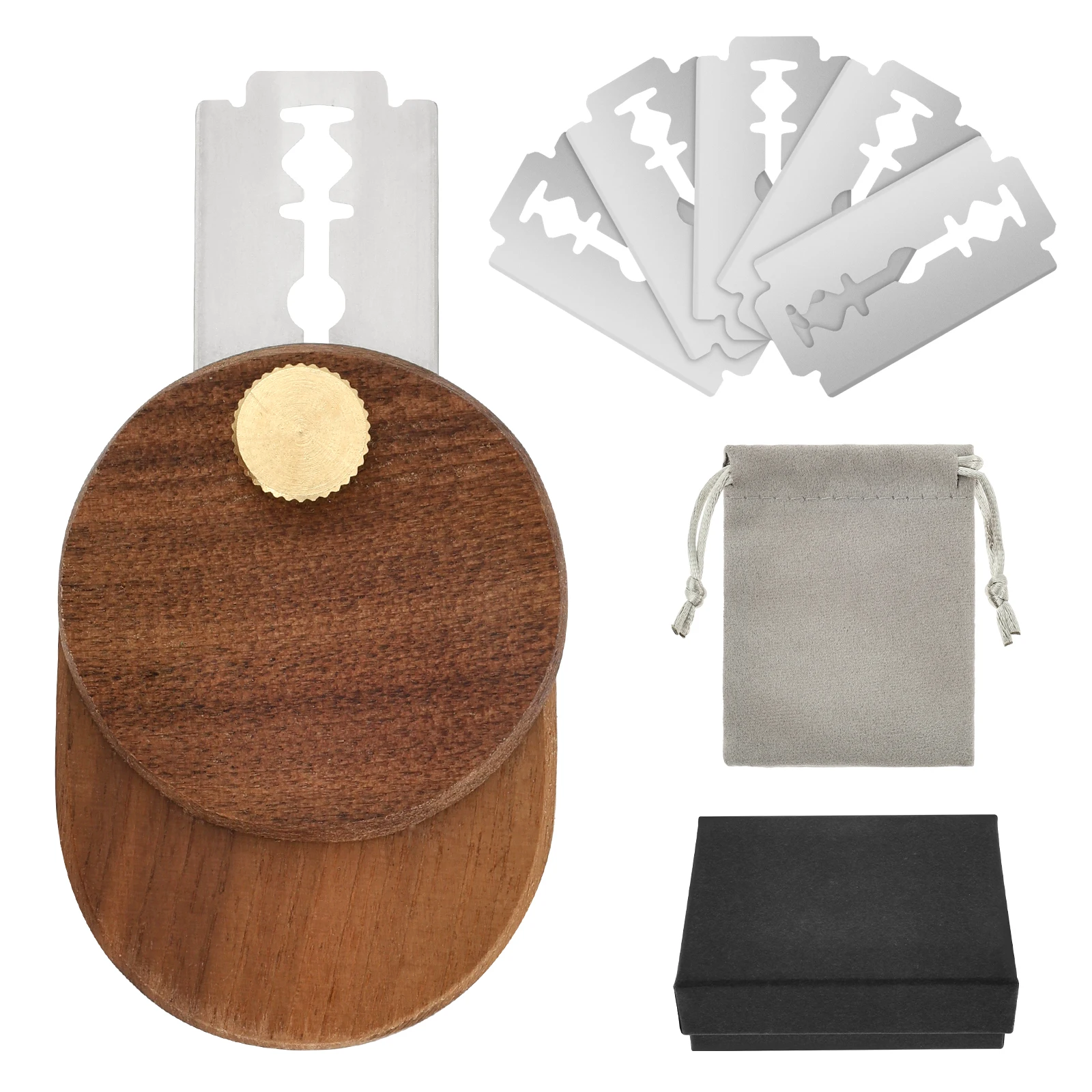1Set Bread Scoring Knife Wooden Bread Lame Cutter Tools with 5/10 Blade Sourdough Scoring Tool Baguette Scoring Knife for Baking