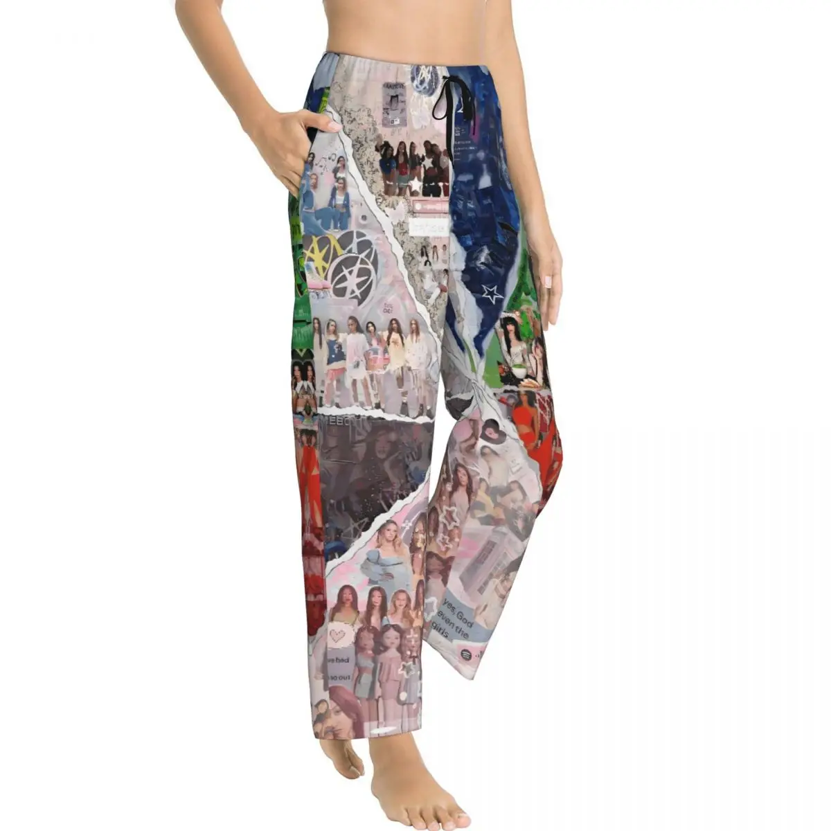 Custom K-Katseyes Pajama Pants Women Girls Group Sleepwear Lounge Sleep Bottoms Stretch with Pockets #4