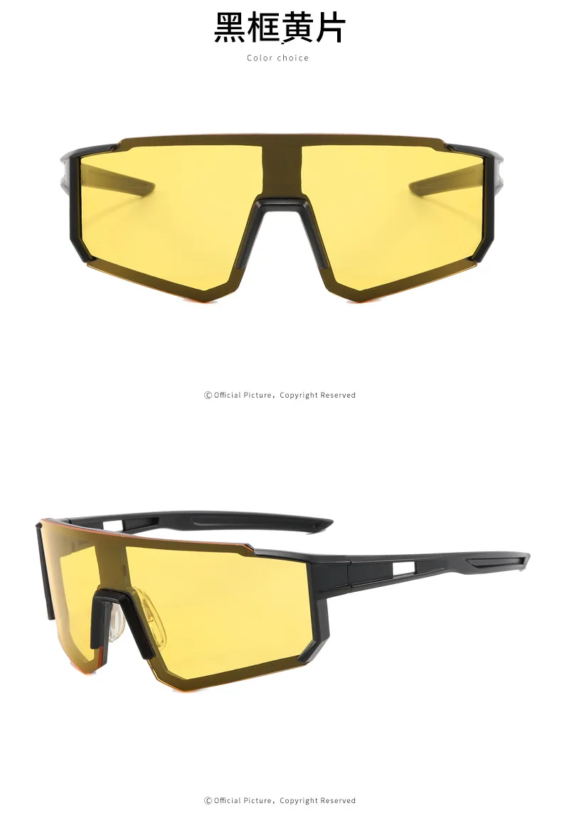 Übergroße randlose Sport-Polarisations-Sonnenbrille für Damen, neue modische rahmenlose Shield-Sonnenbrille für Herren, Outdoor-Fahrradbrille 2026 – Detail 27