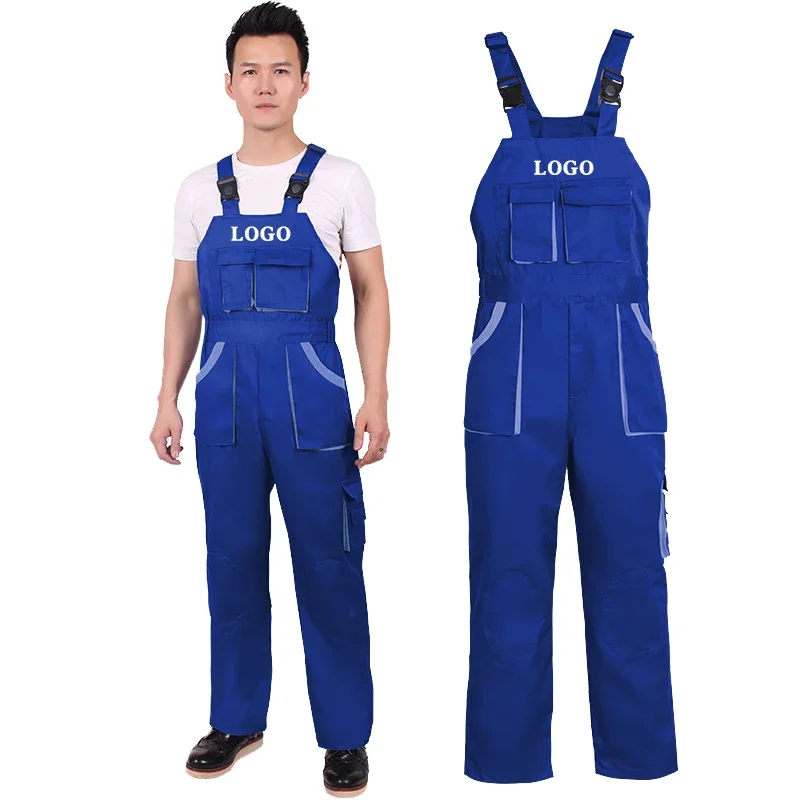 メンズ作業オーバーオール修理工作業服オーバーオール作業服男性メカニック用大型作業服ジャンプスーツ男性用