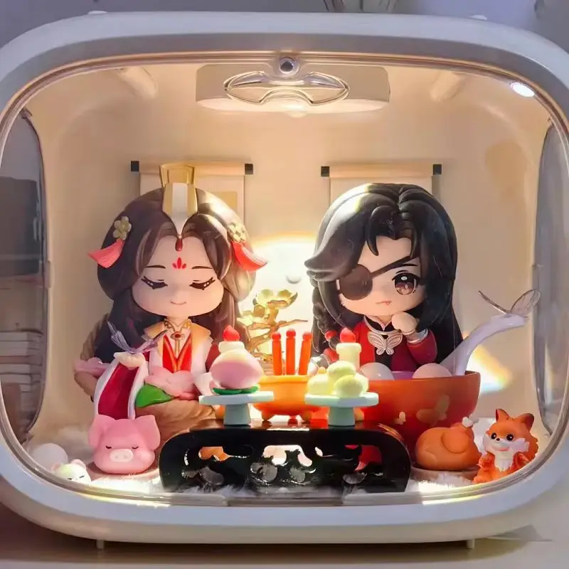 핫세일 천국의 축복 블라인드 박스 사람들 축제 그룹 초상화 Tgcf 시에 리안 화청 피규어 모델 수집 선물