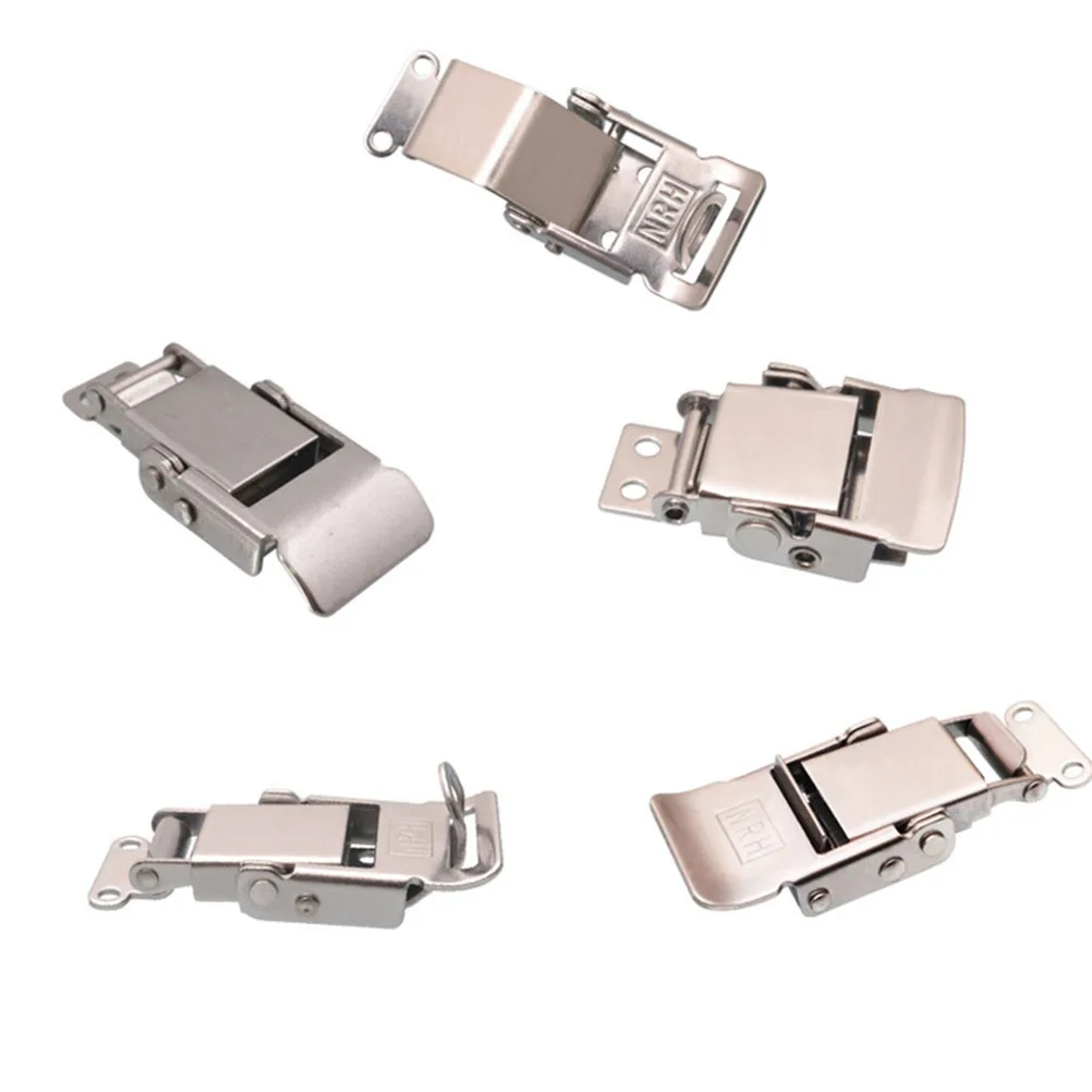 

1pc Stainless Steel Spring Loaded Toggle Latch For Case Box Chest Trunk Instrument Meter Durable Catch Clip Fastener Lock