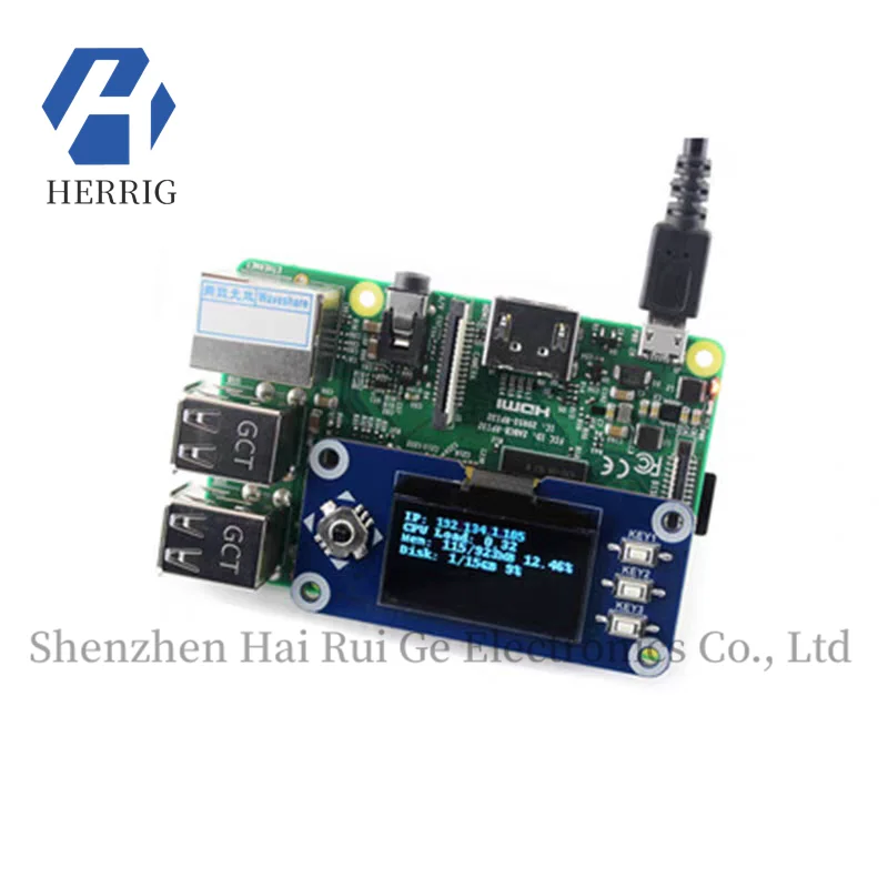 

Raspberry Pi ZEROW/3B+/4B 1.3-inch OLED screen module Jetson Nano display expansion board